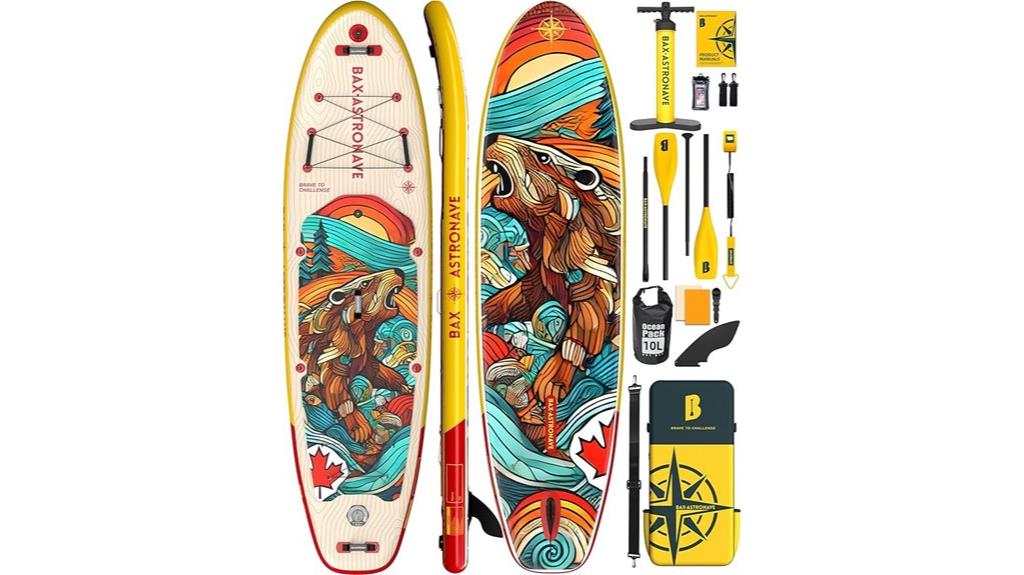 11ft wide inflatable paddleboard