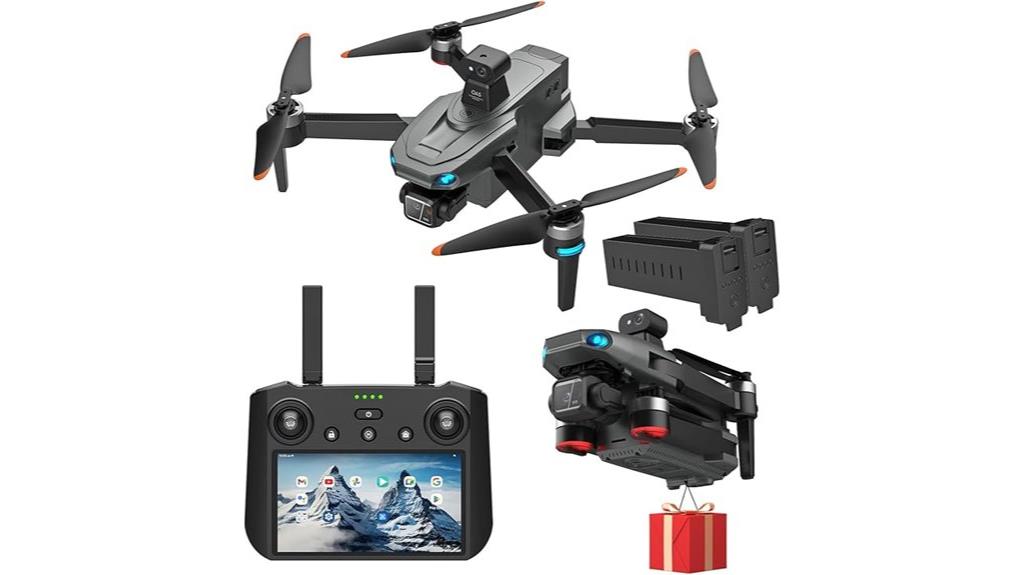4k camera touchscreen drone