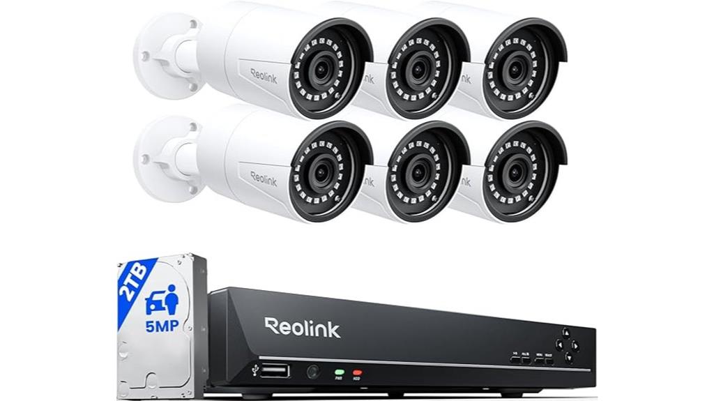 8 channel 5mp security system