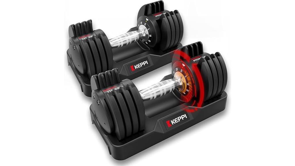 adjustable dumbbell full body