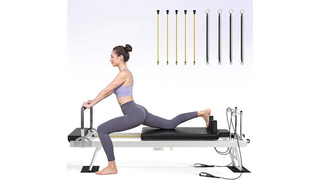 adjustable foldable pilates reformer