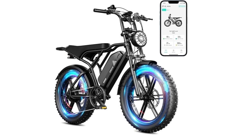 adult electric bike with powerful motor