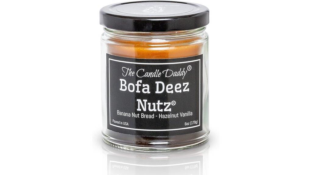 banana nut hazelnut candle