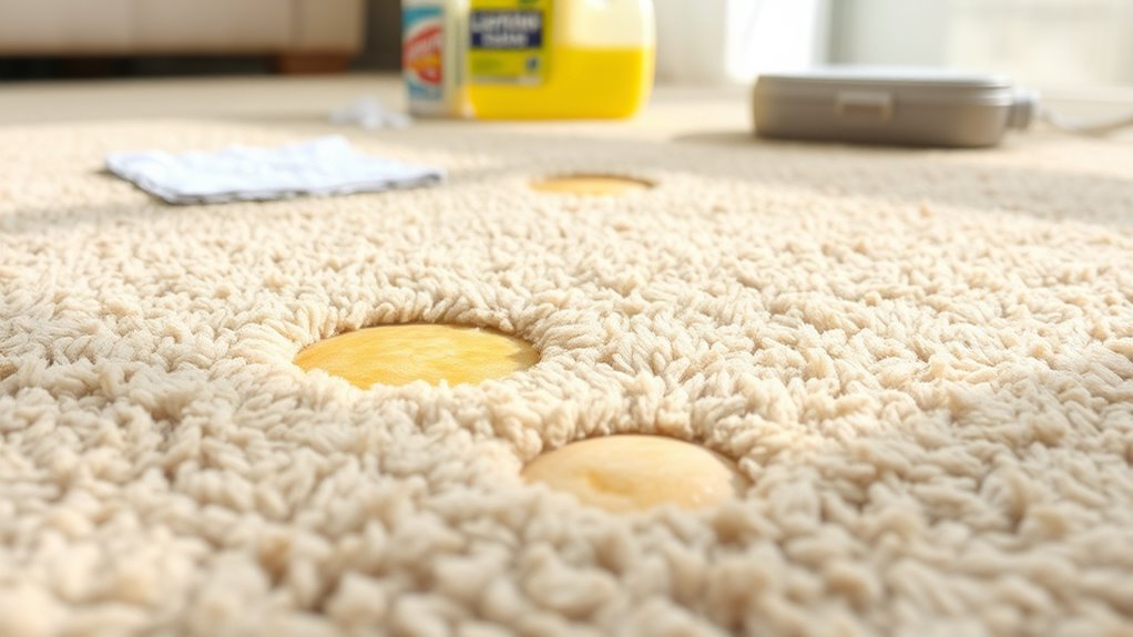 blot absorb avoid rubbing