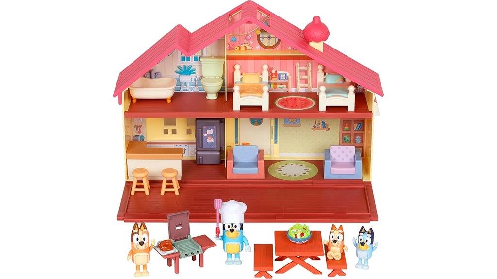 bluey toy house playset