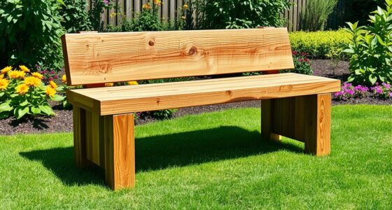 build a garden bench