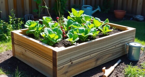 build affordable vegetable bed