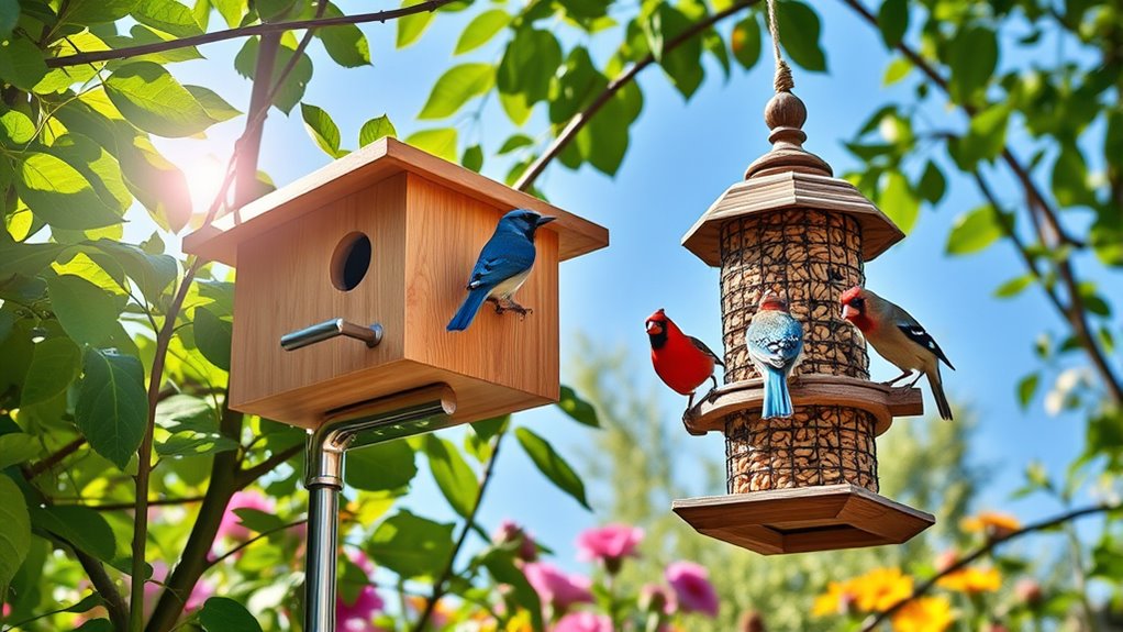 build safe inviting bird habitat