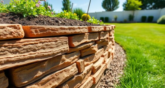 building a garden retaining wall