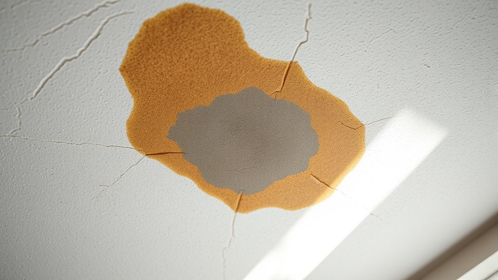 ceiling water stain causes