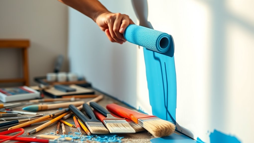 choose suitable painting tools