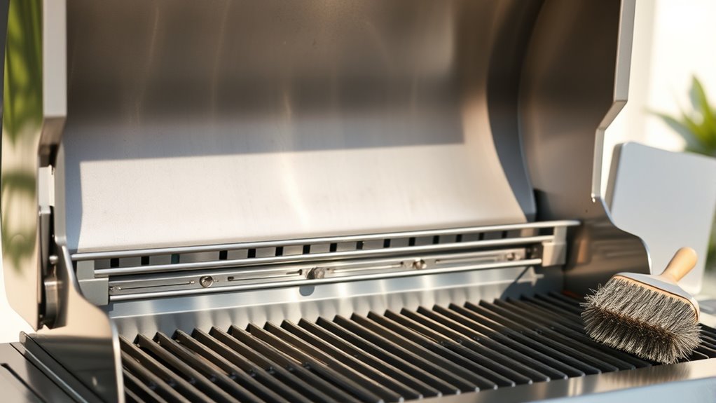 clean burners and surfaces