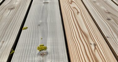 clean stain brighten deck