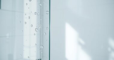 cleaning cloudy glass doors