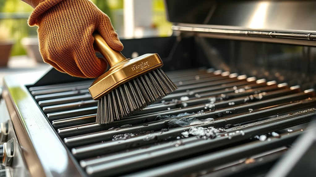 cleaning tough grease buildup