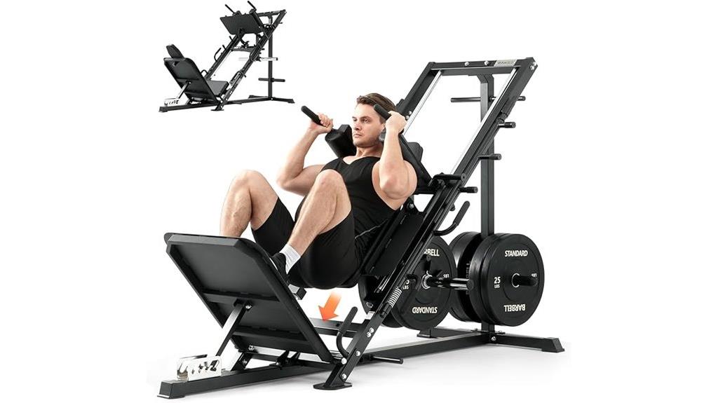 combined leg press machine