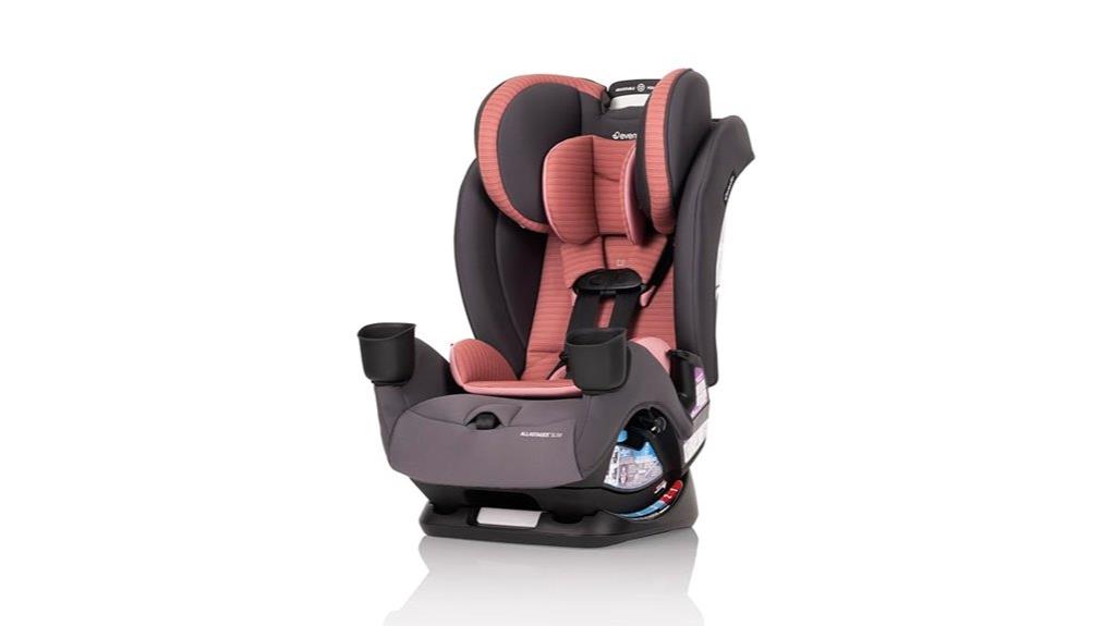 convertible pink car seat
