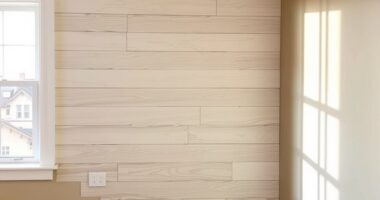create shiplap wood wall
