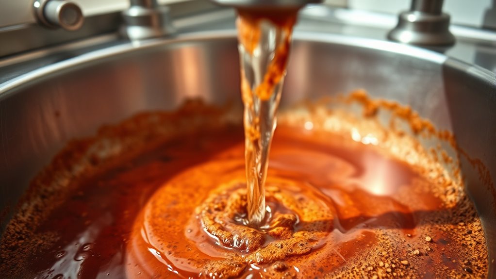 discolored tap water causes