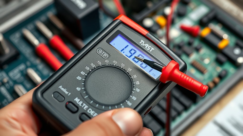 disconnect circuit before measuring