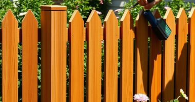 diy garden fence installation