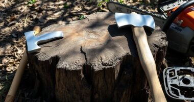 diy tree stump removal