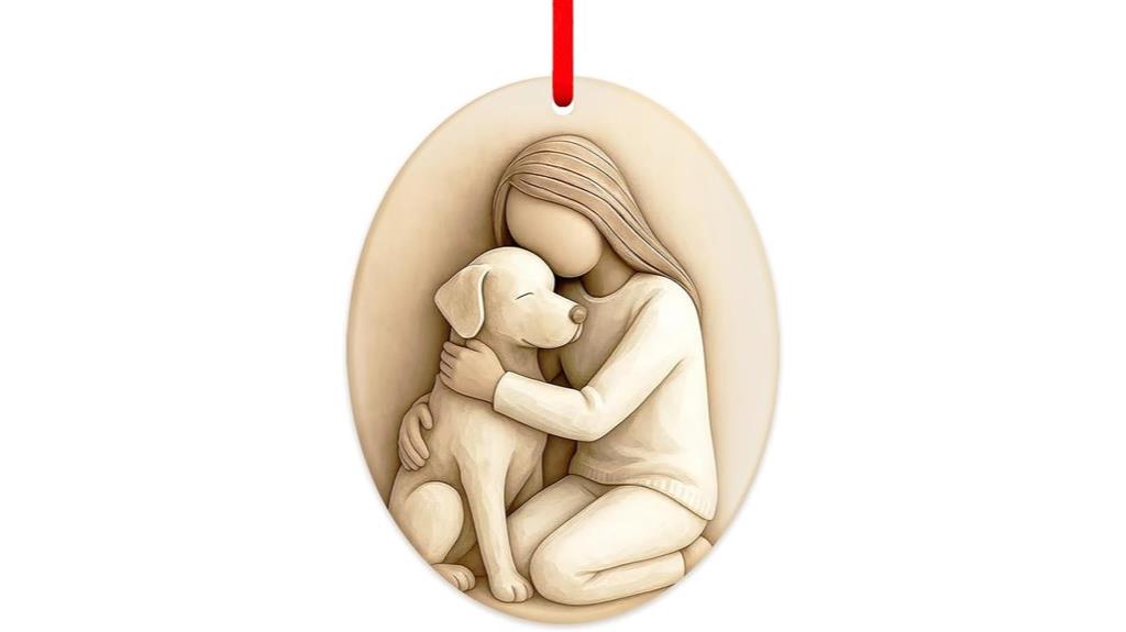 dog themed christmas ornament