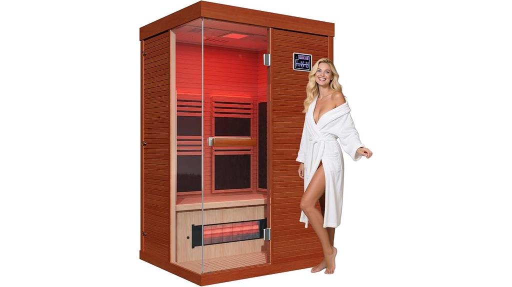 dual person sauna features