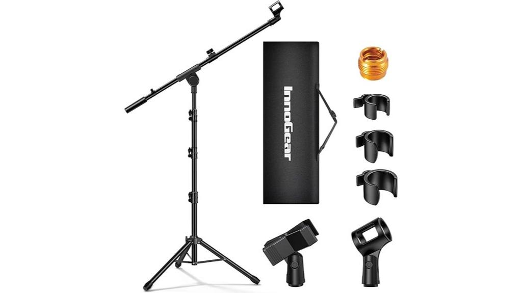 dual portable tripod mics