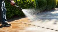 effective driveway and deck cleaning