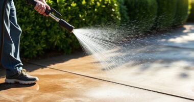 effective driveway and deck cleaning