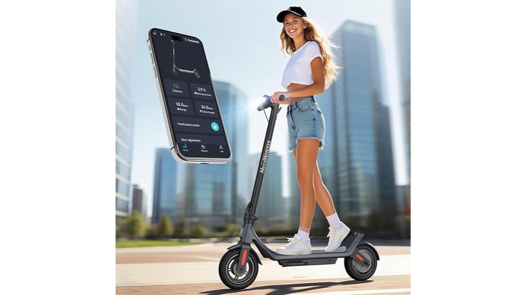 electric scooter with app