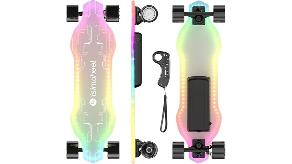 electric skateboard with remote
