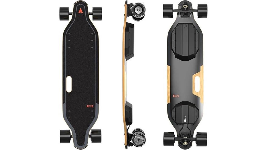 electric skateboard with remote