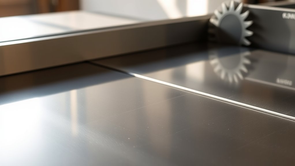 ensure saw table flatness