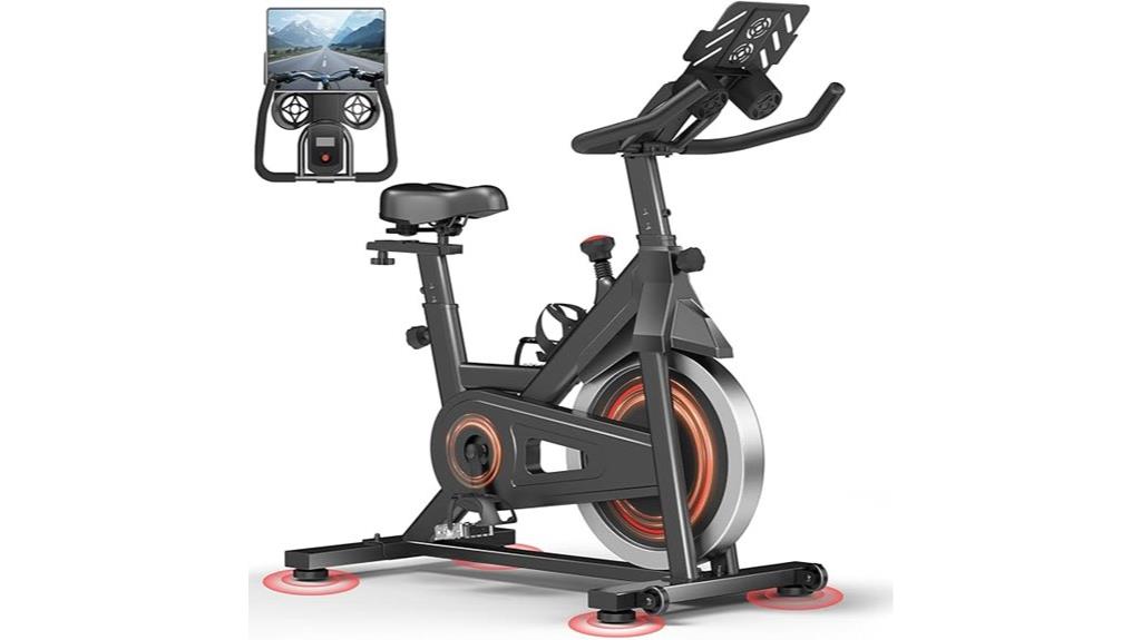 exercise bike with app