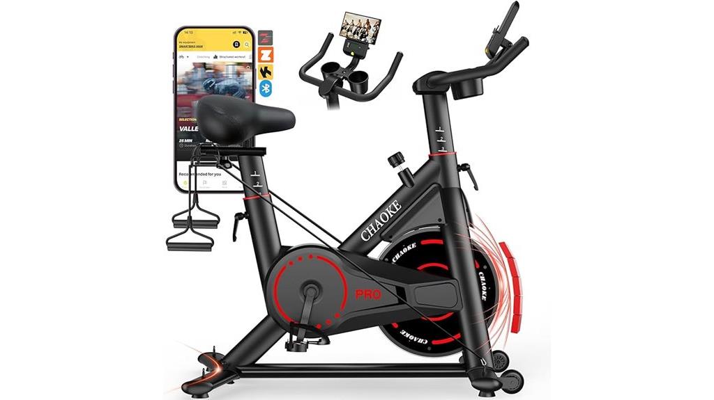 exercise bike with lcd