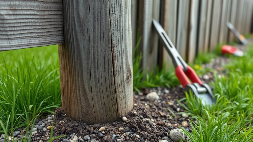 fence maintenance prevents damage
