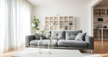 five clutter items removed