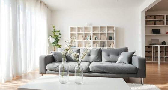 five clutter items removed