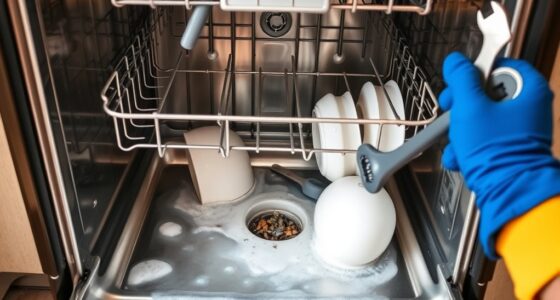 fix dishwasher drainage issues