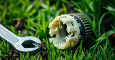 fixing sprinkler head leaks