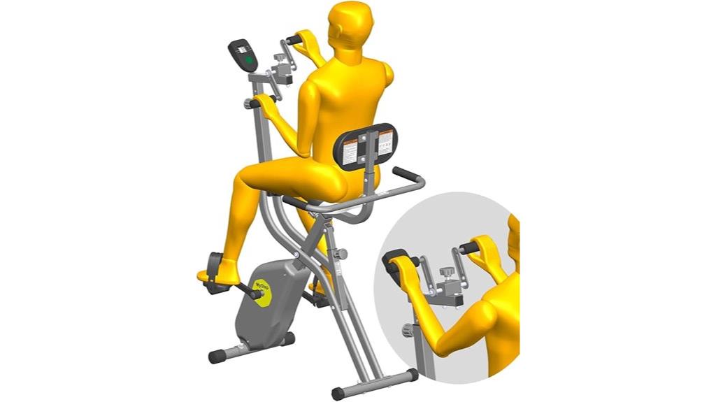 foldable bike with resistance