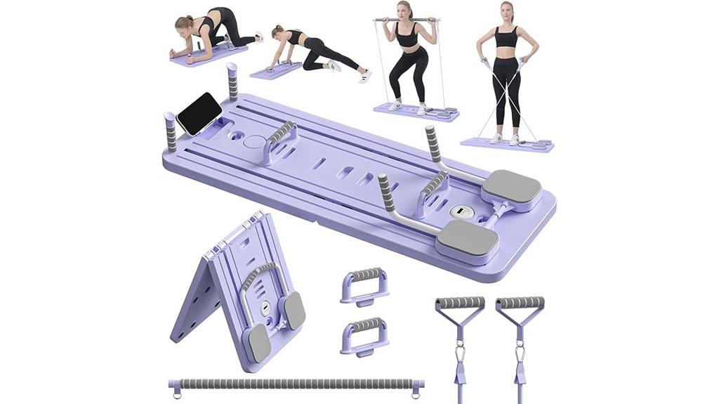 foldable pilates reformer board