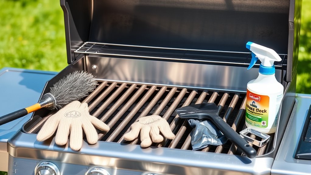 gather tools for thorough cleaning