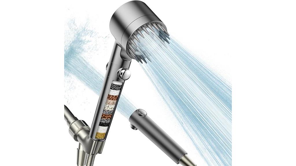 handheld shower with multiple spray