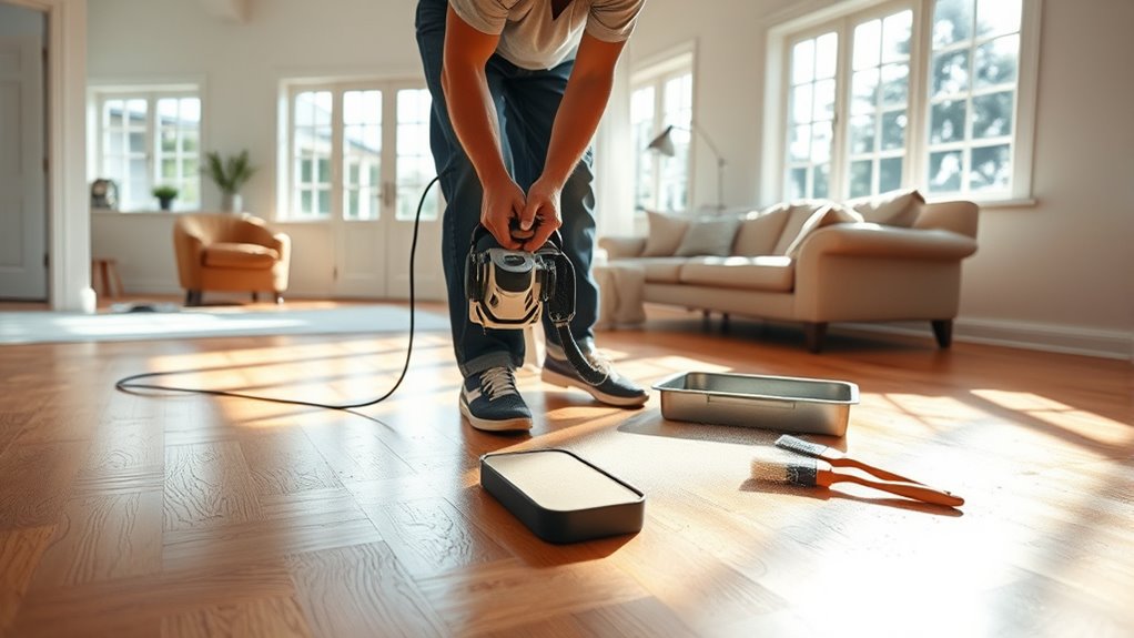 hardwood floor refinishing process