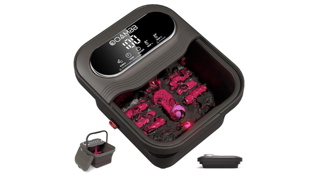 heated bubble foot spa