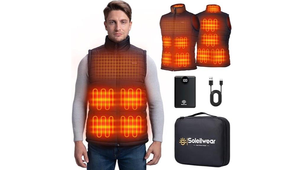heated vest 12000mah battery