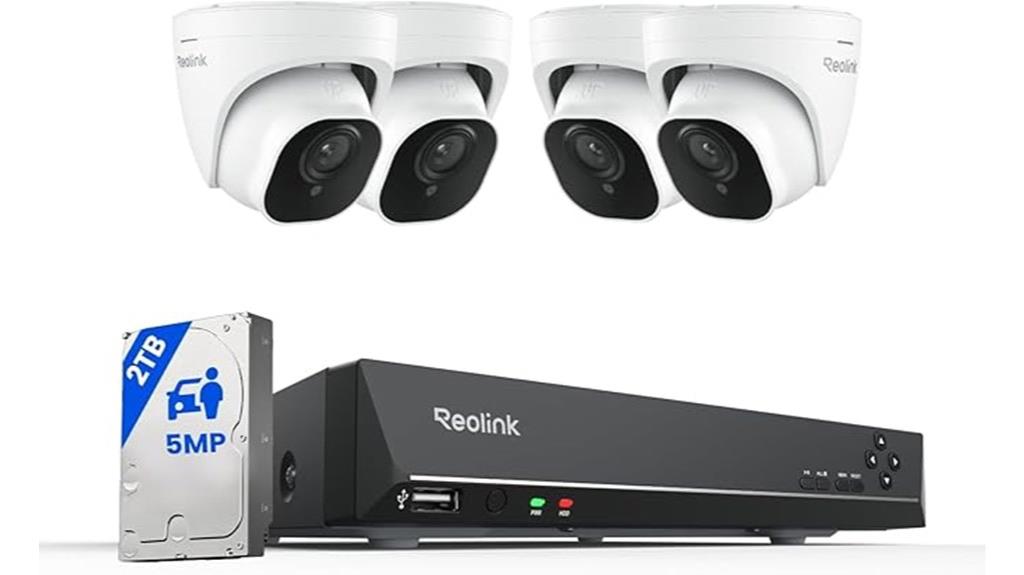high resolution poe security system